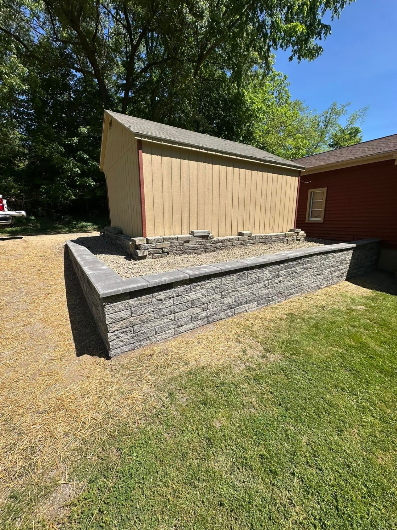 Retaining Wall Build